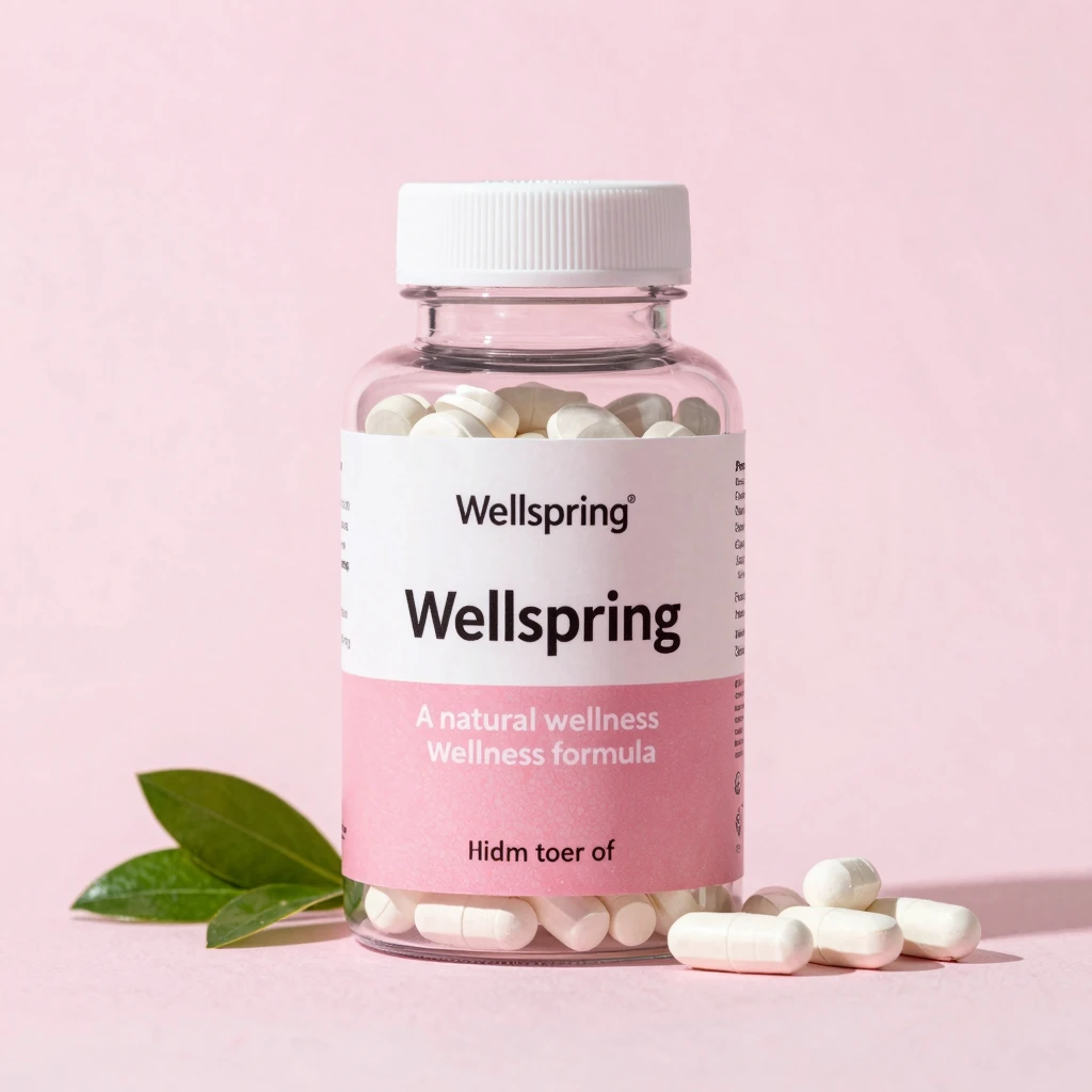 Abstract product overview graphic for WellSpring daily wellness